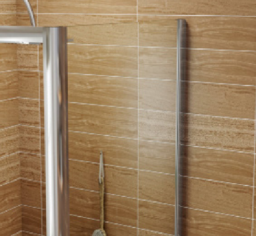BUDGET  641 NEO PAROI LATERAL H 190 L80CM verre transparent 6mm - Waterfront